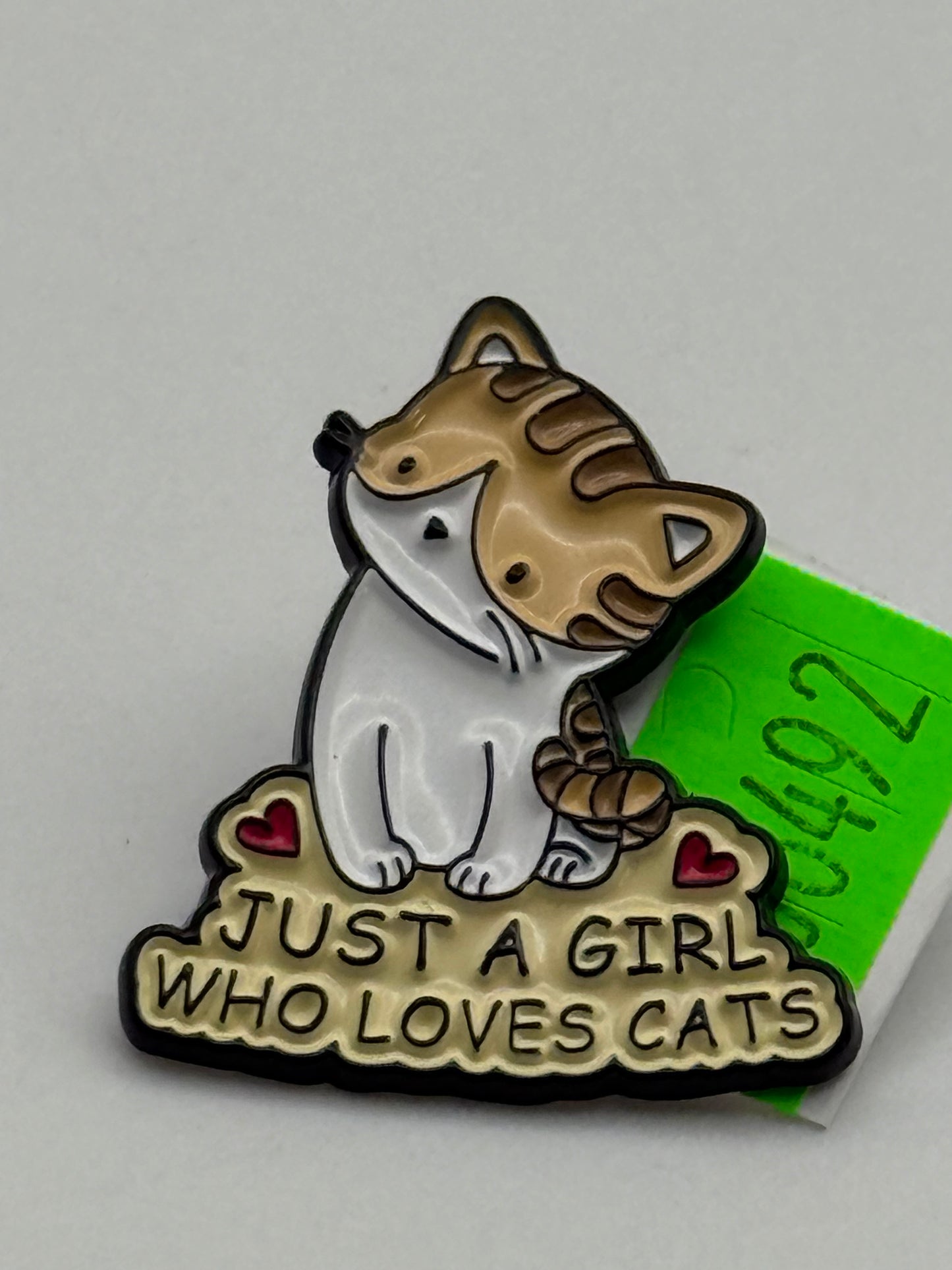 Enamel Pin - Animals - Cats - Just A Girl Who Loves Cats #106492
