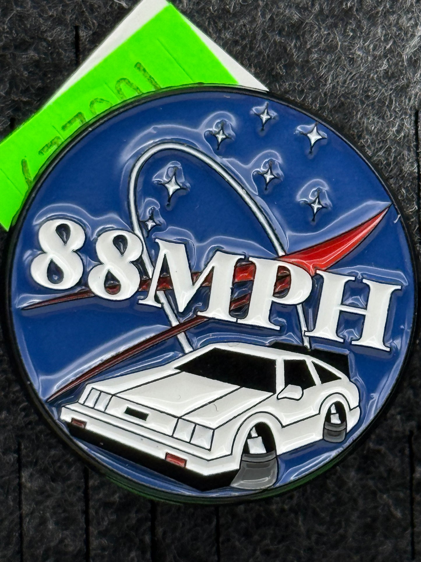 Enamel Pin - Retro Cars - 88 MPH #106229