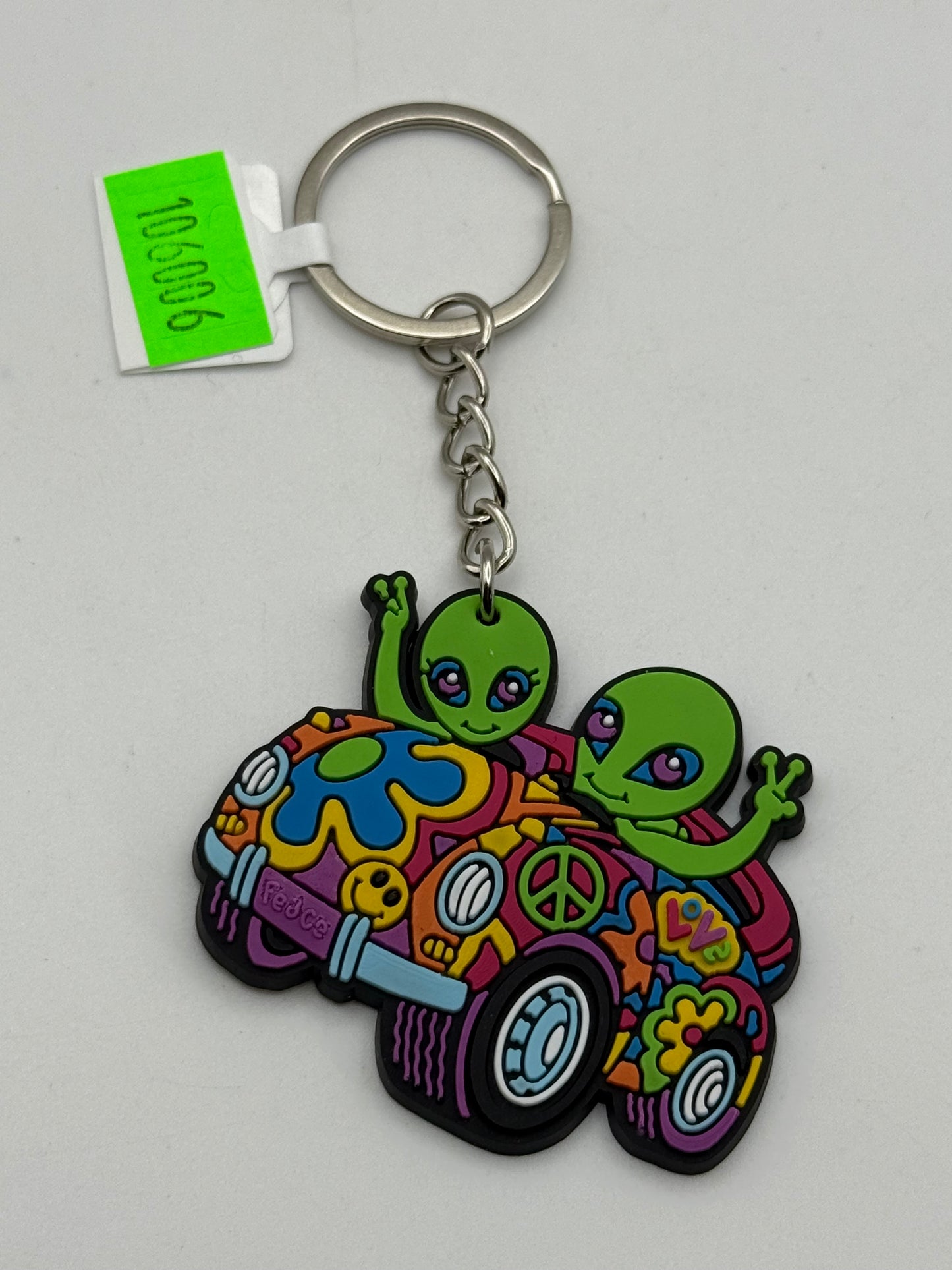 Keychains - PVC - Lisa Frank - Alien Car #106006