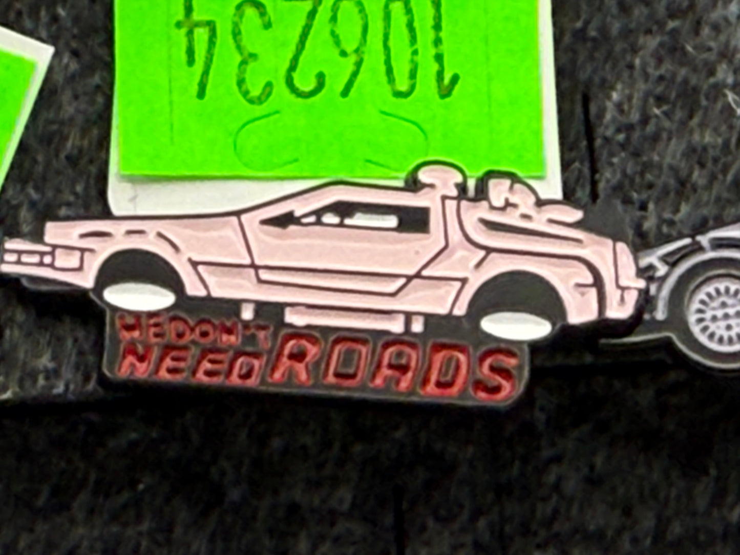 Enamel Pin - Retro Cars - We Don’t Need Roads #106234