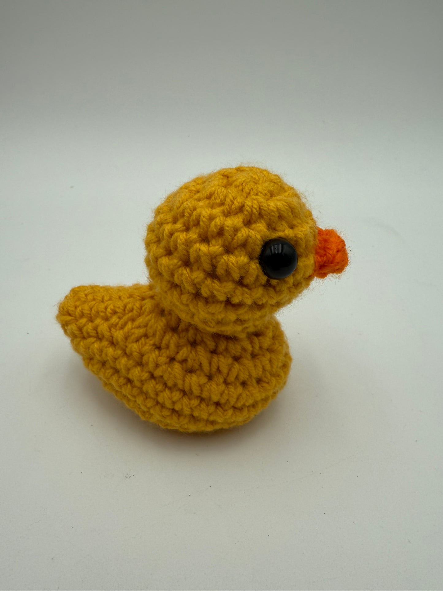 Cute Crocheted Rubber Duckie - Small