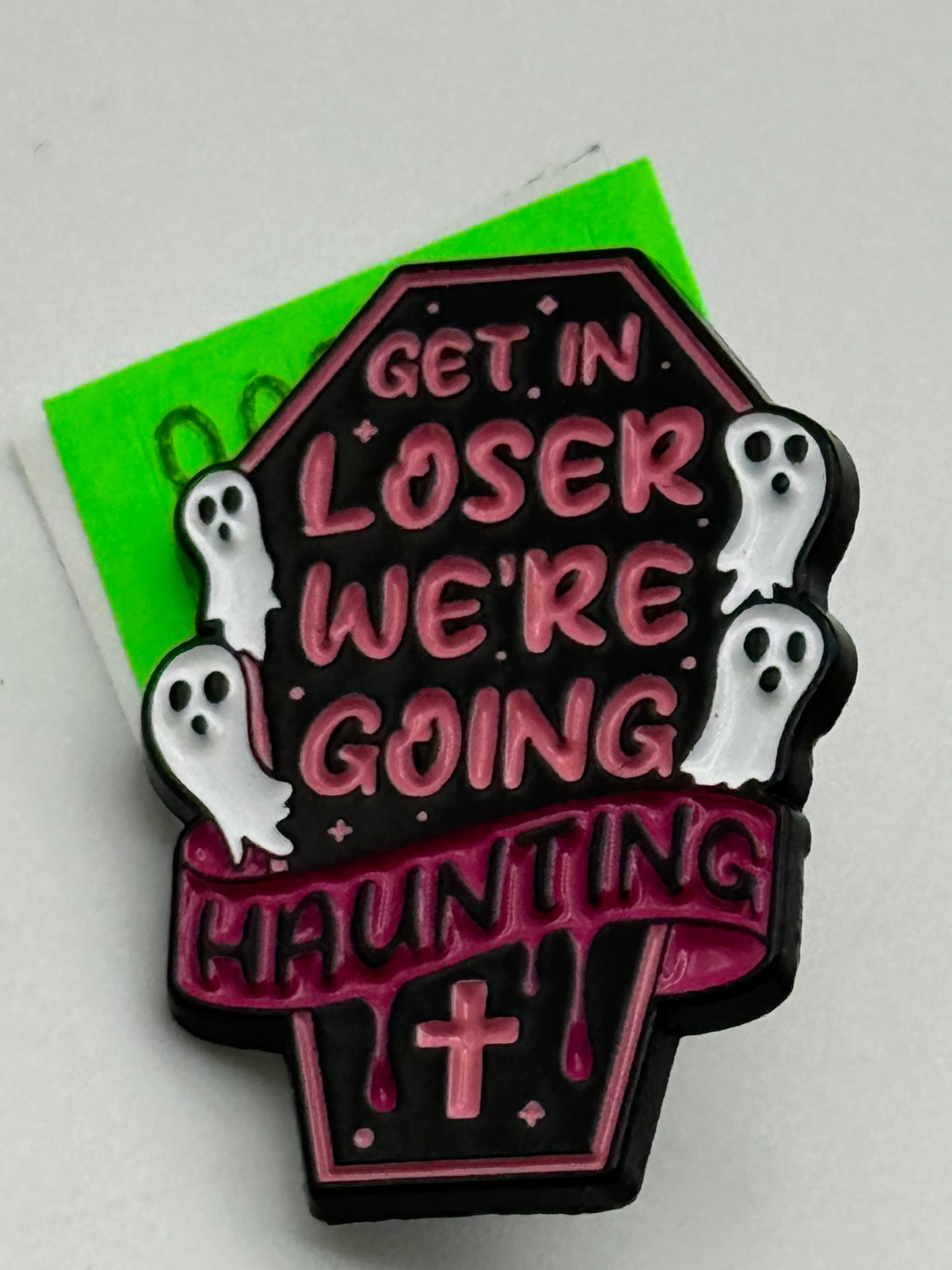 Enamel Pin - Horror - Ghosts - Get In Loser.. Haunting #106366