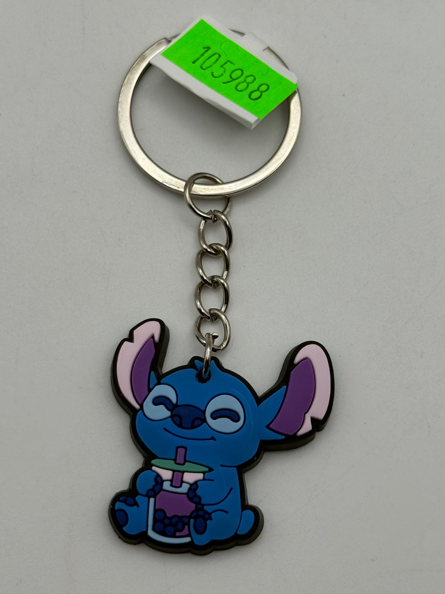 Keychains - PVC - LILO & Stitch - Stitch Purple Boba Drink #105988
