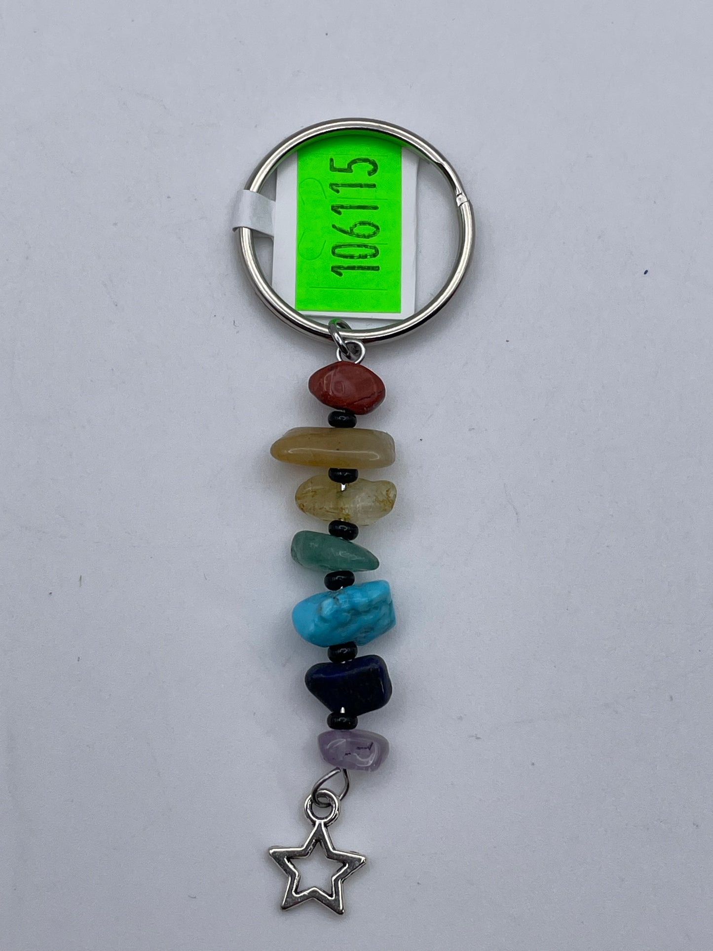 Keychains - Crystal - Chakra Stones - Star #106115