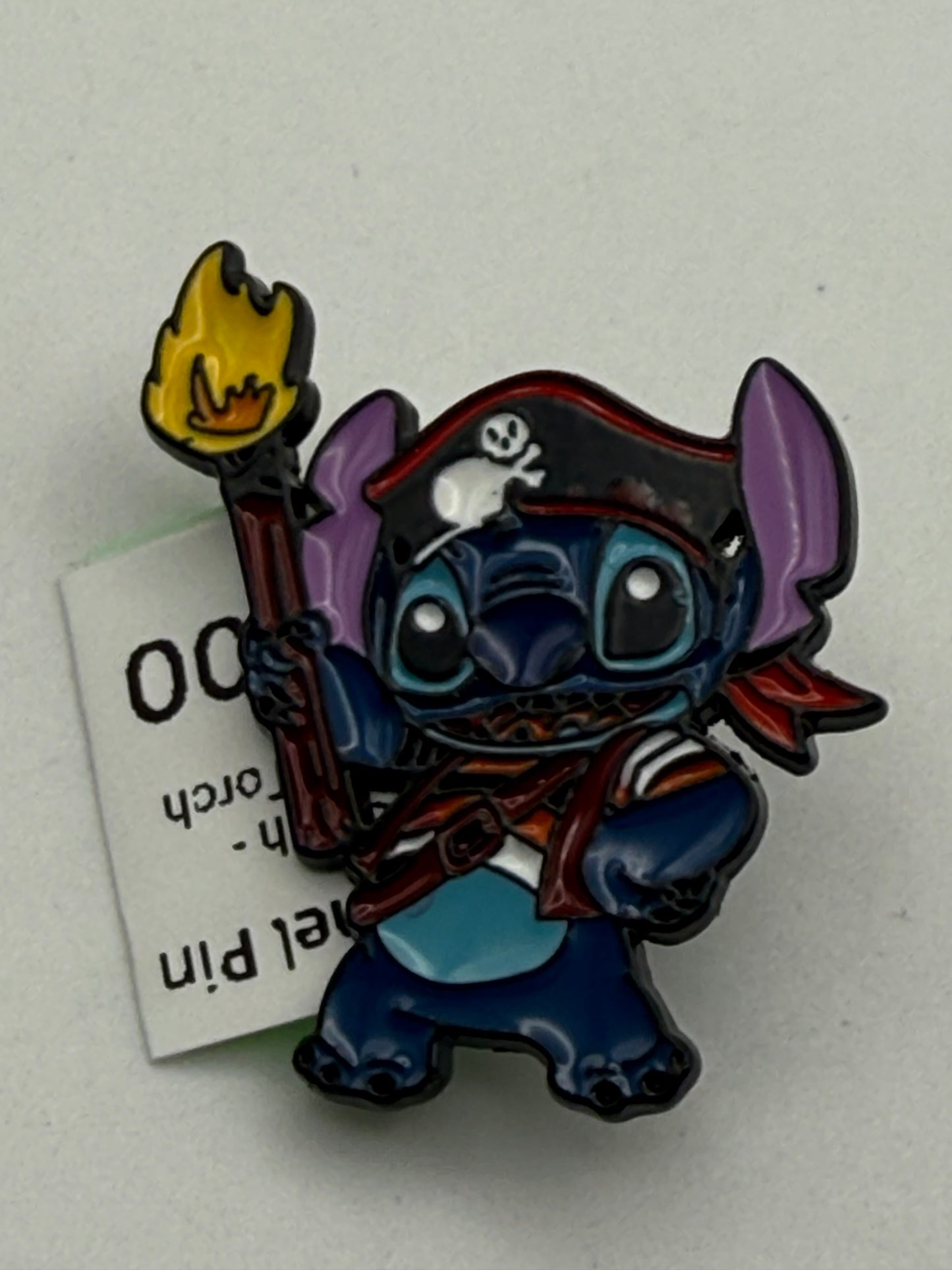 Enamel Pins - Disney - Stitch - Pirate Torch #106762