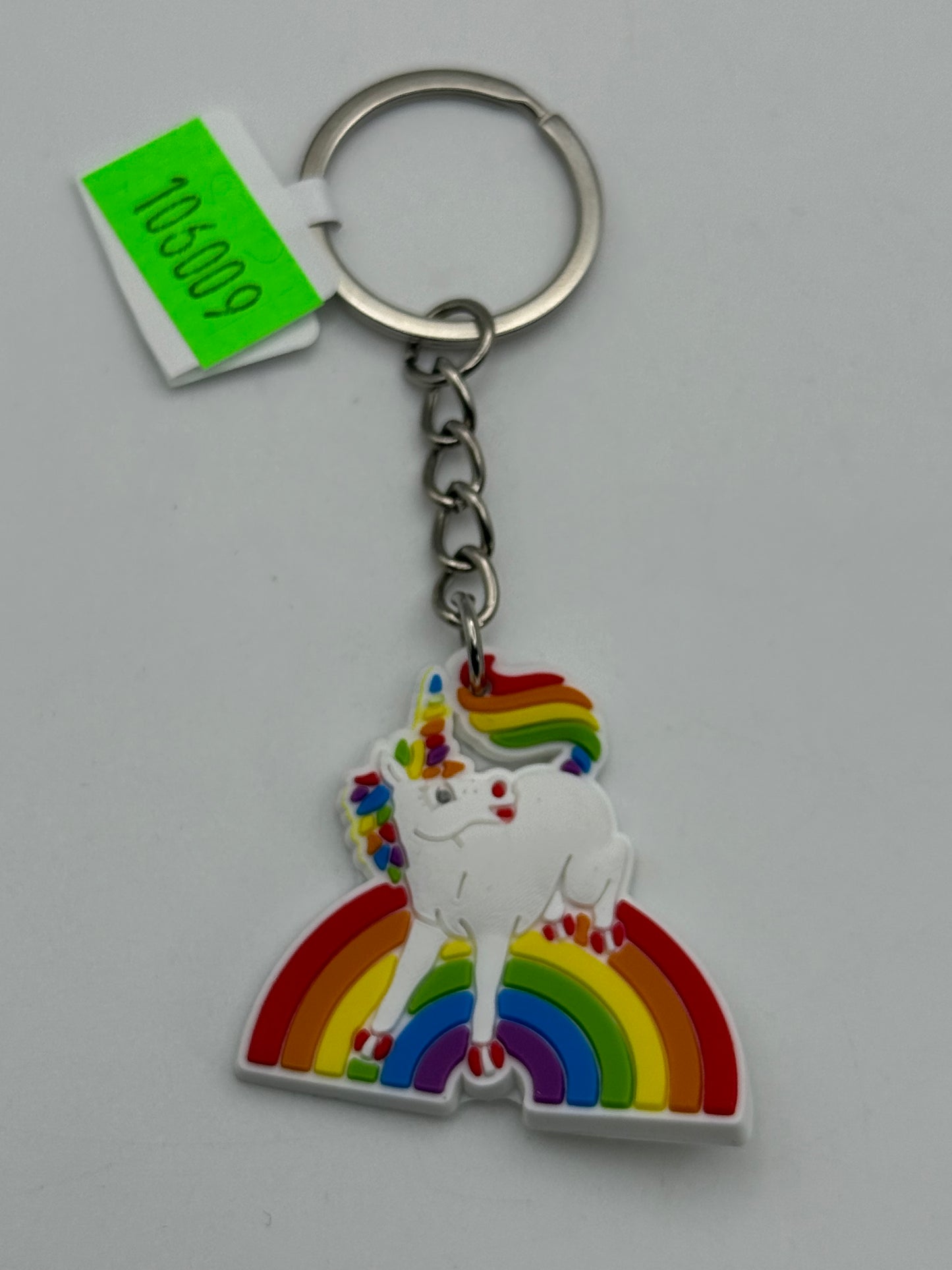 Keychains - PVC - Lisa Frank - Rainbow Unicorn #106009