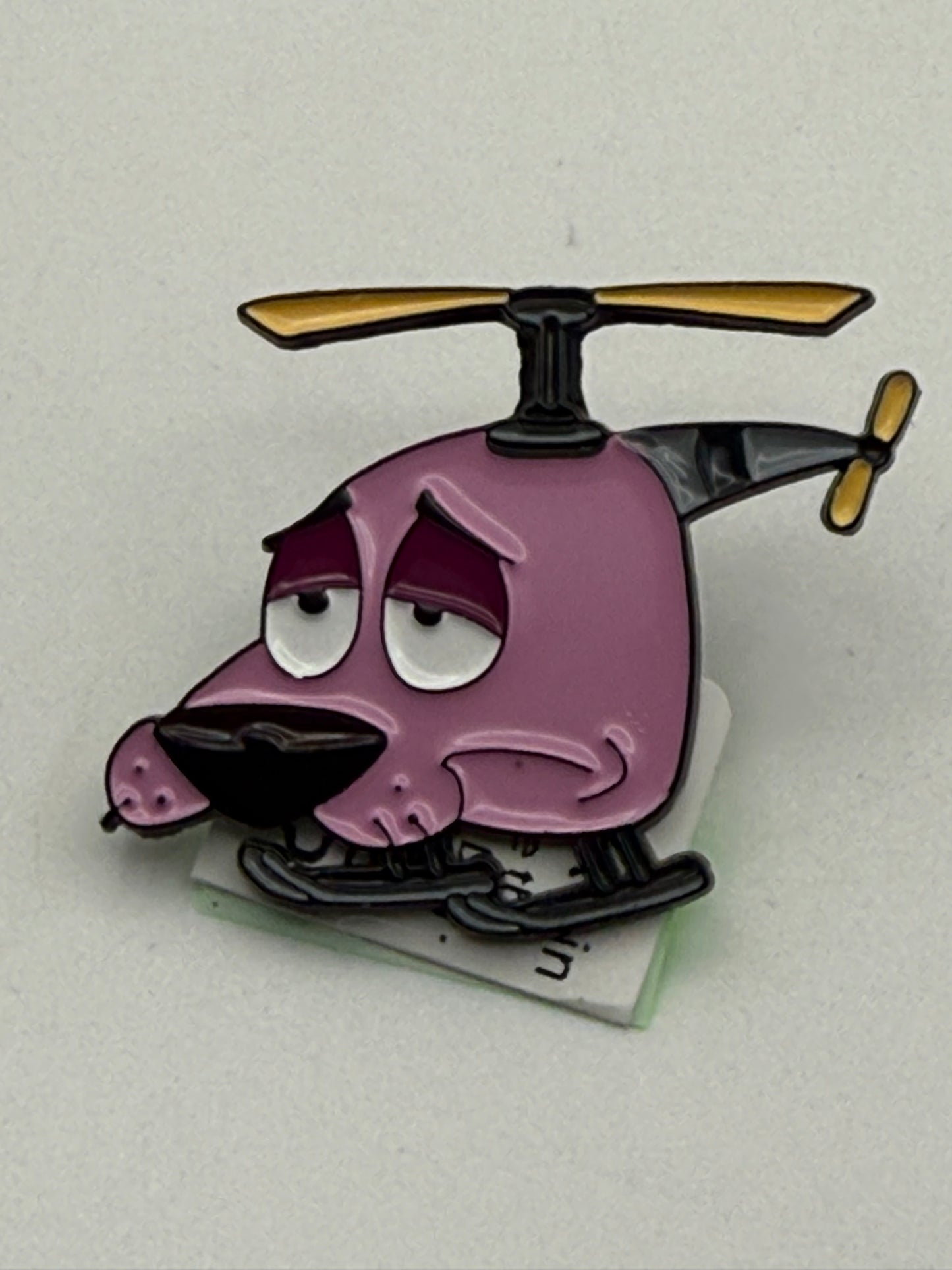 Enamel Pins - Cartoons - Courage The Cowardly Dog - Helicopter #106715