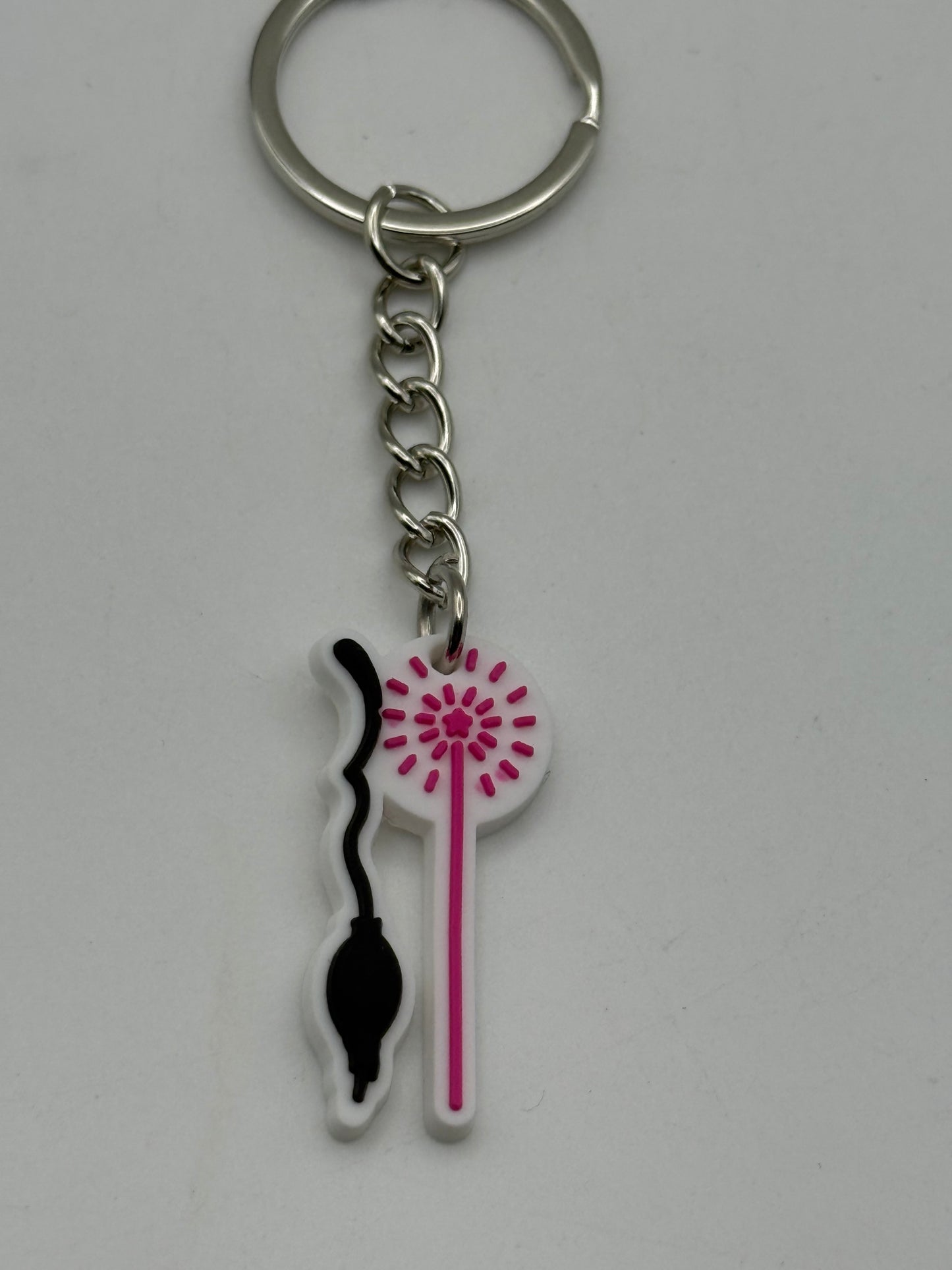 Keychains - PVC - Wicked - Broom & Wand #105922