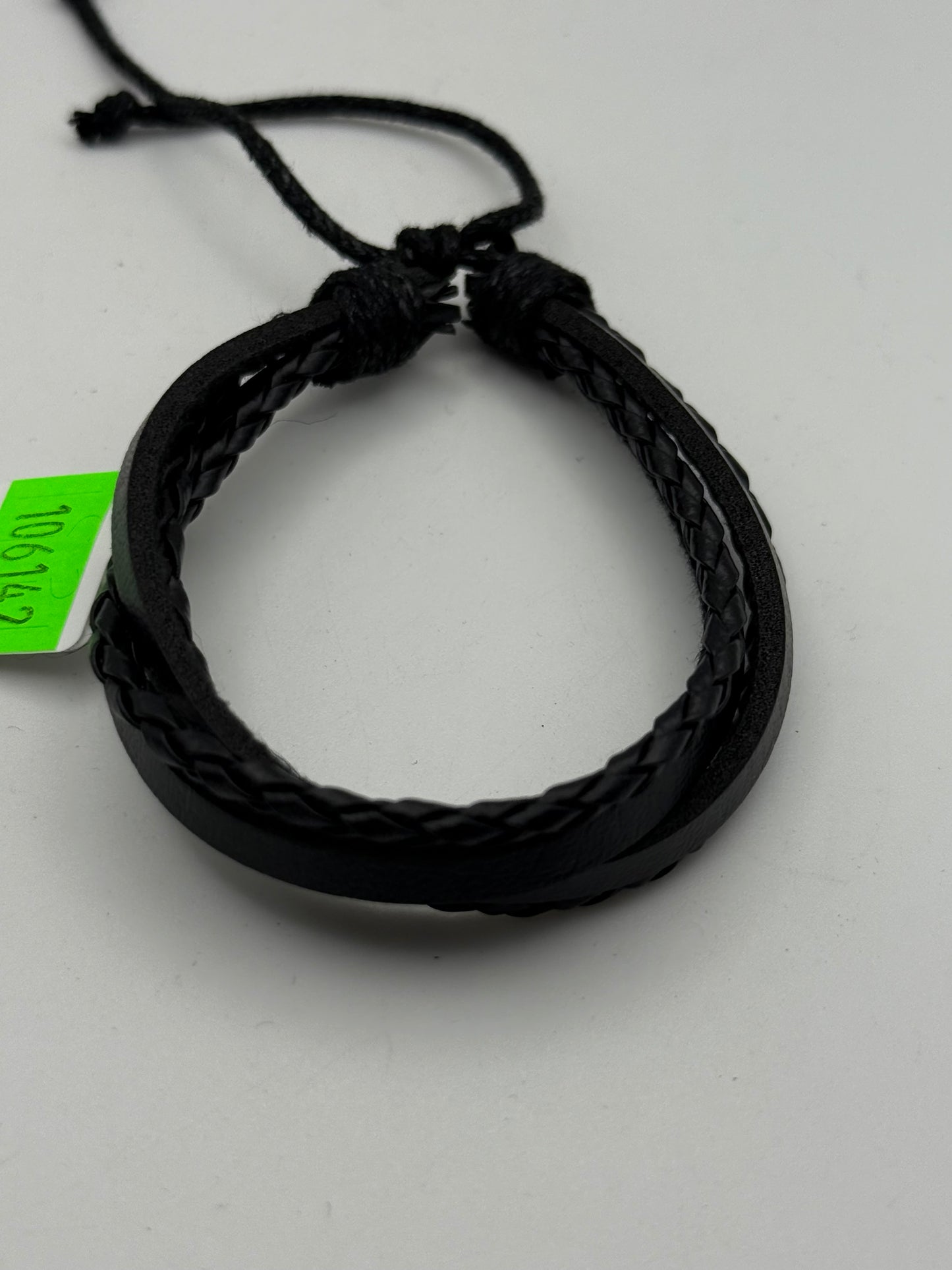 Bracelets - PU Leather - Black - Assorted Designs #106142