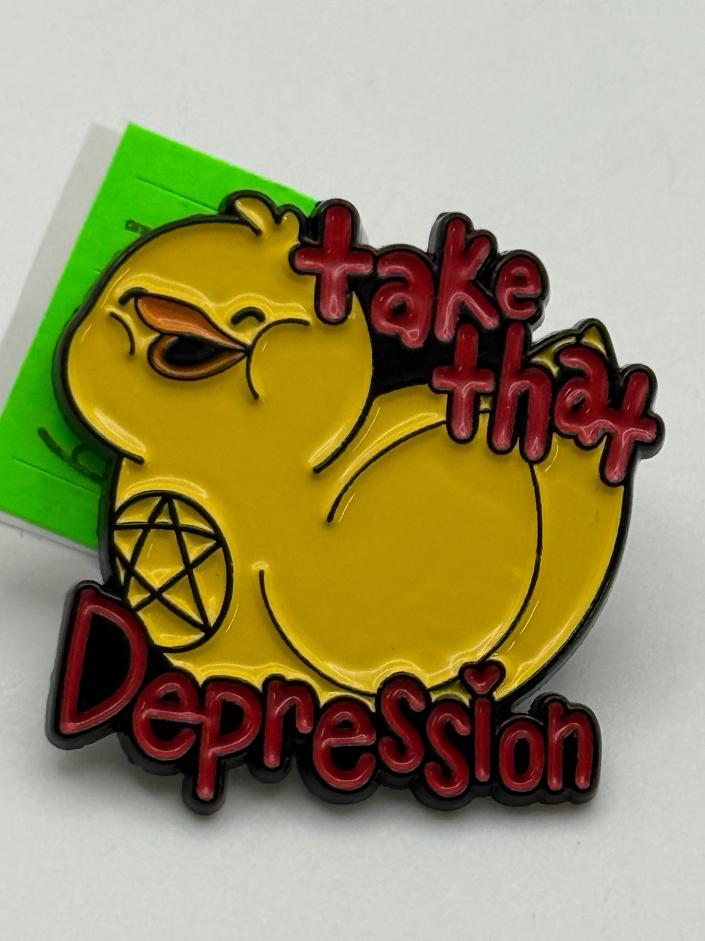 Enamel Pin - Animals - Rubber Ducky - Pentagram #106409