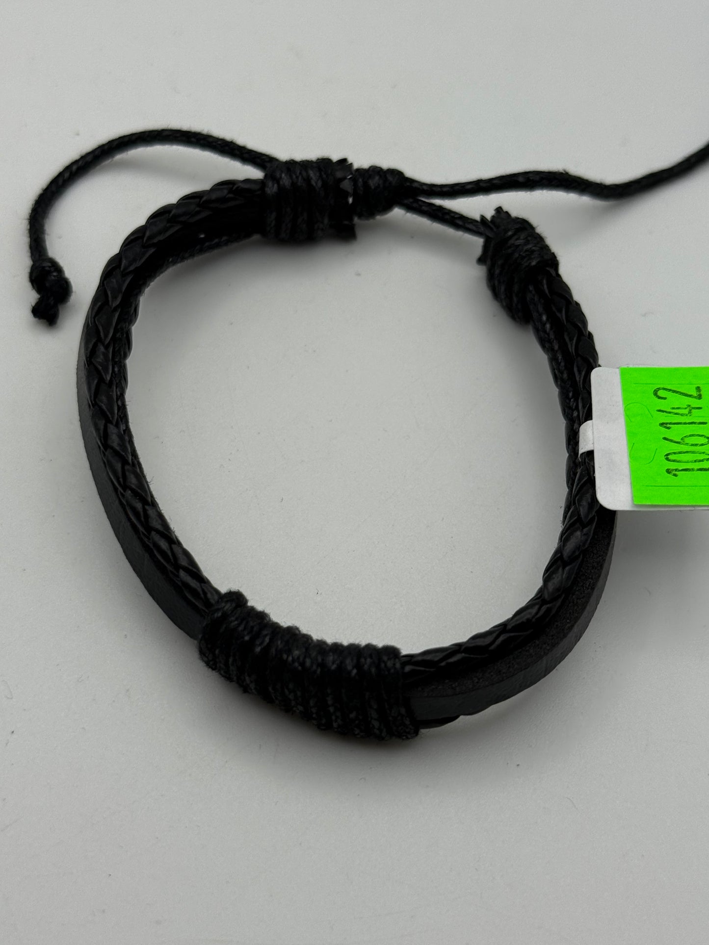 Bracelets - PU Leather - Black - Assorted Designs #106142