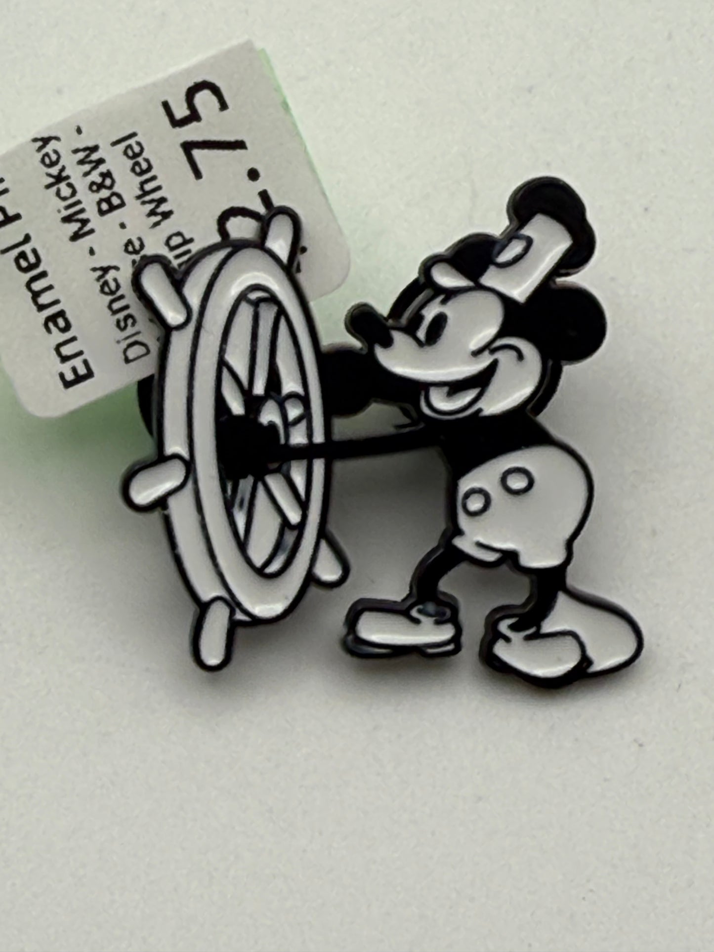 Enamel Pins - Disney - Mickey Mouse - B&W Ship Wheel #106730