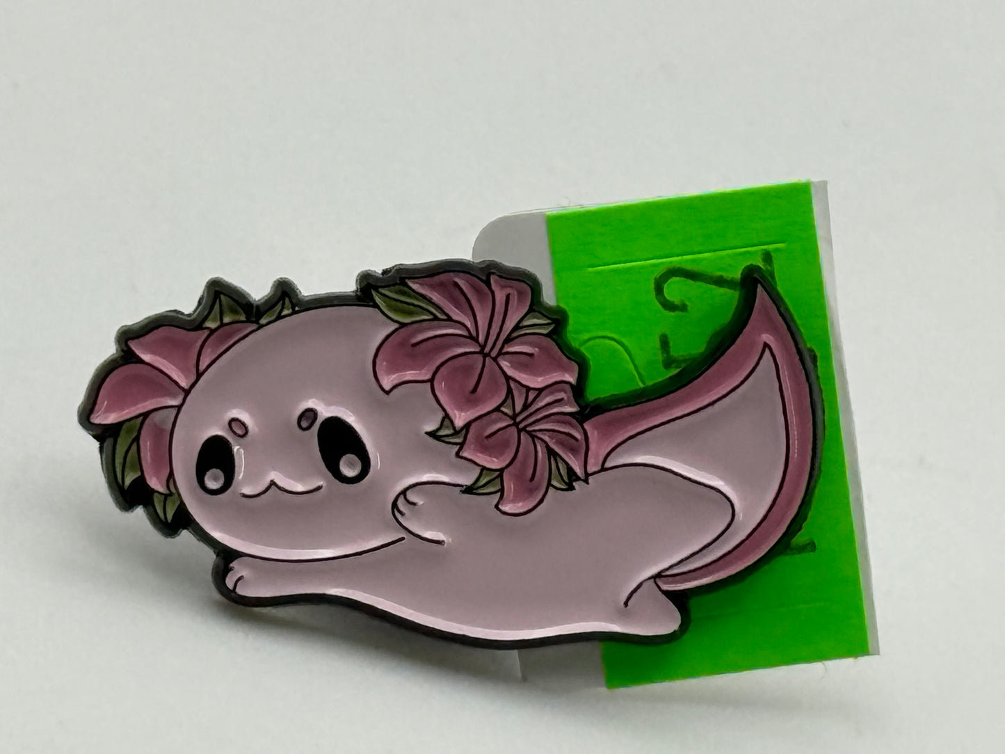 Enamel Pin - Animals - Axolotl - Pink Leaping #106451