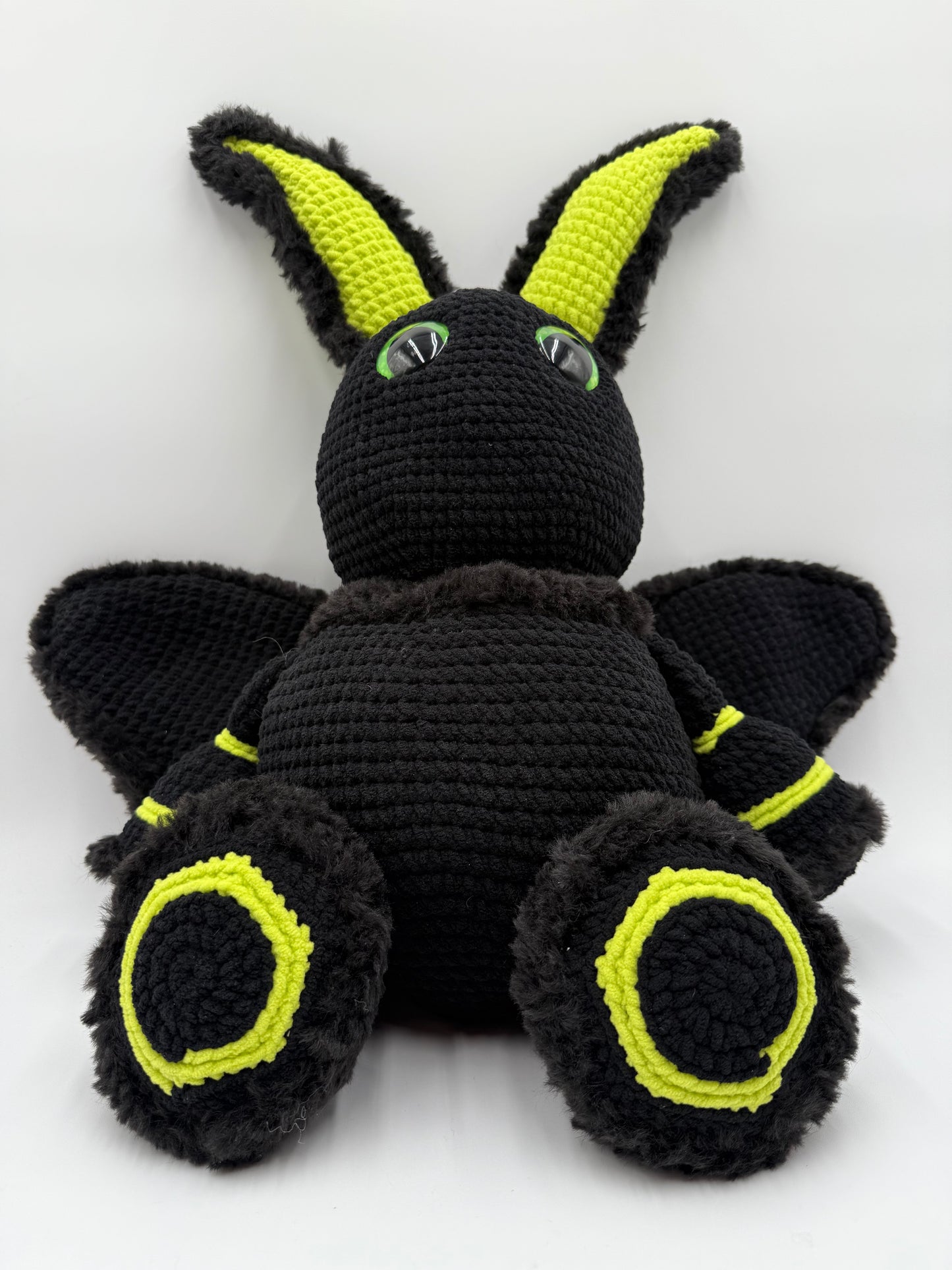 Crochet - Trippy Friends - Neon Goth Moth