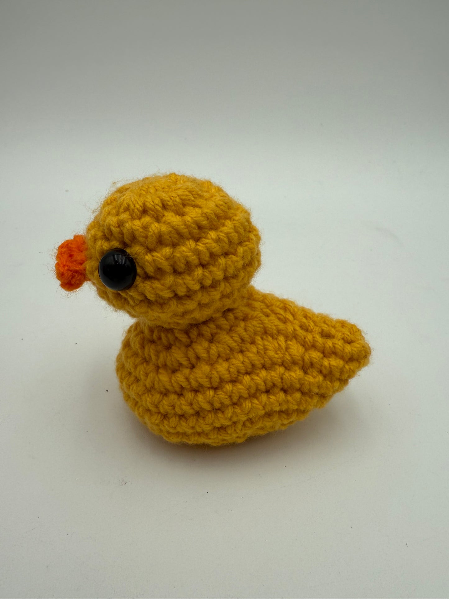 Cute Crocheted Rubber Duckie - Small
