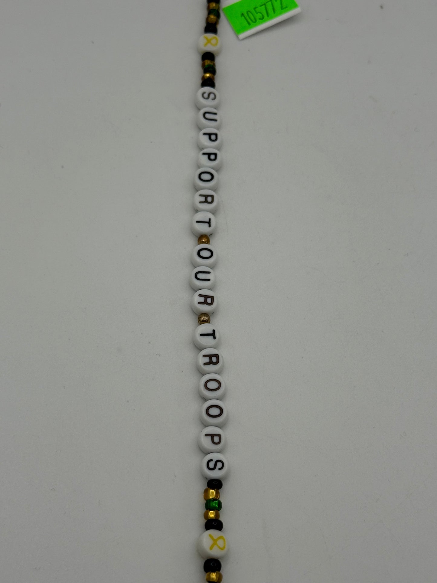 Keychains - Beaded - Support Our Troops #105772