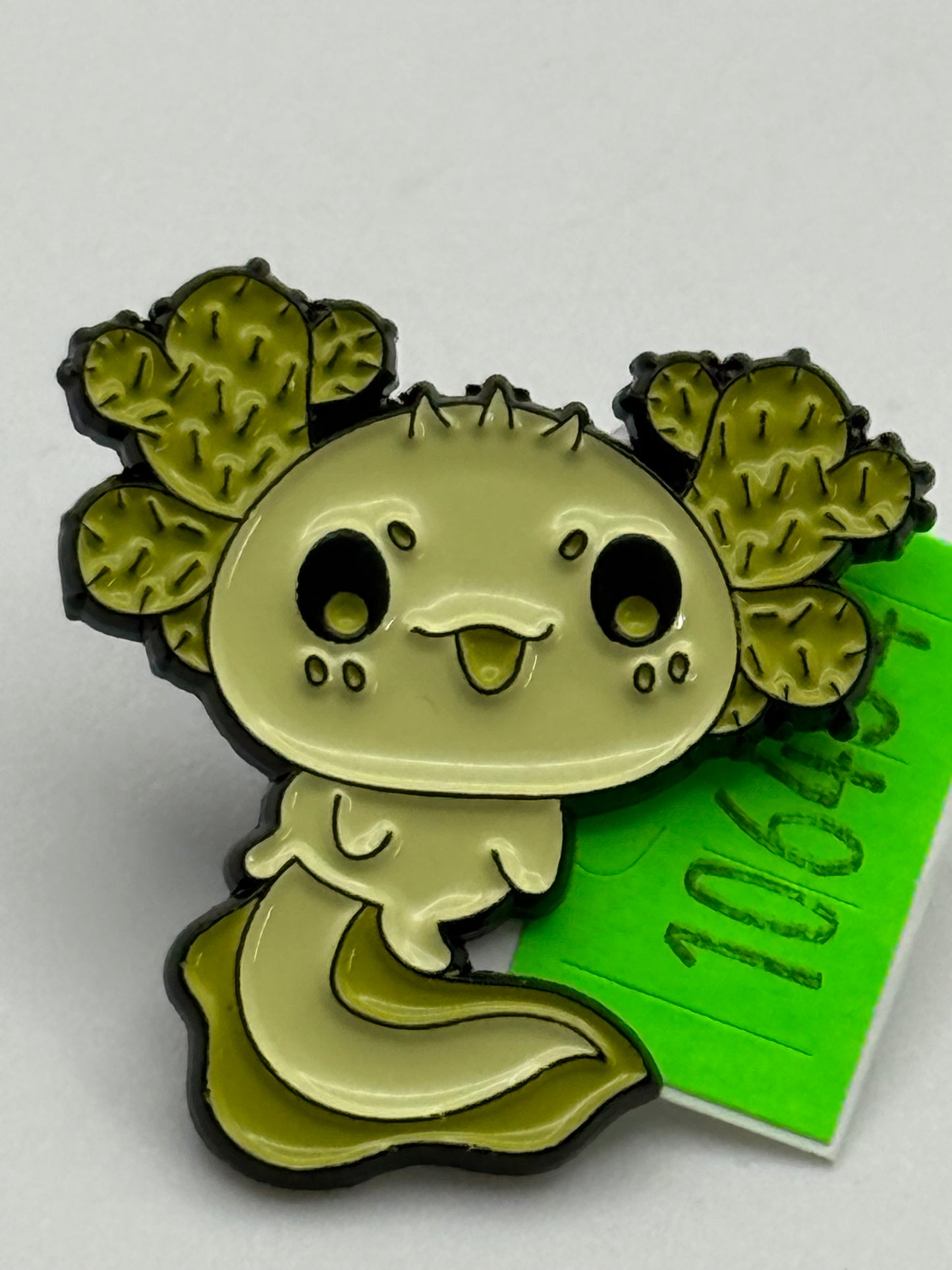 Enamel Pin - Animals - Axolotl - Green #106454