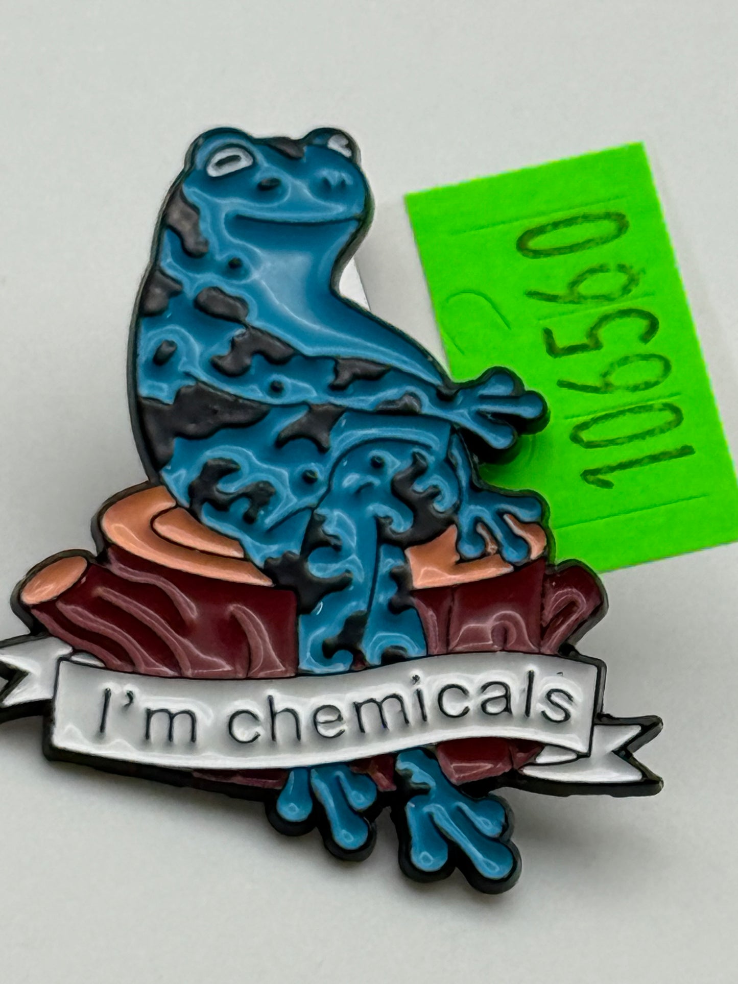 Enamel Pin - Humorous Frog - I’m Chemicals #106560