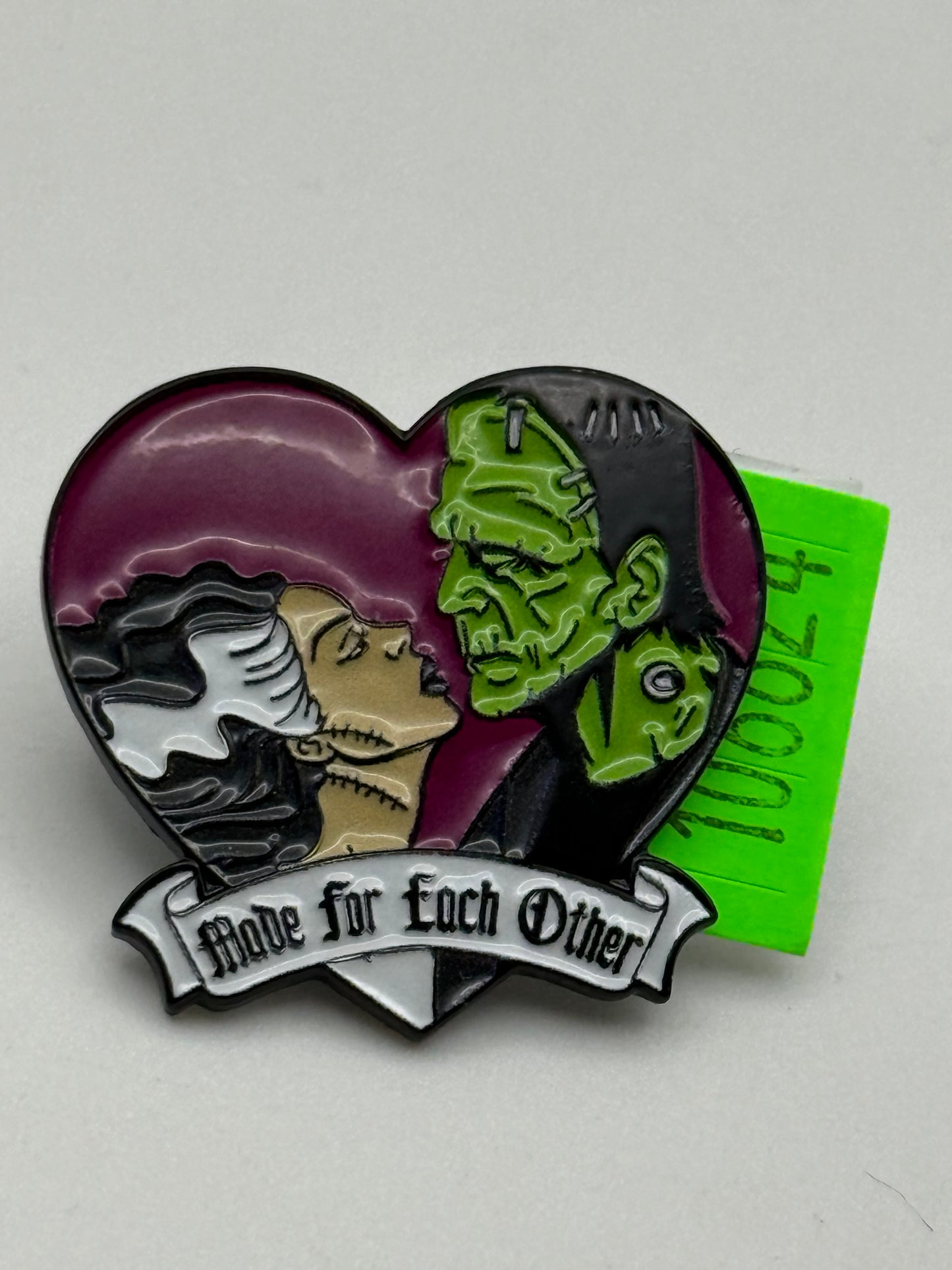 Enamel Pins - Horror Heart - Frankenstein Made For Each Other #106624