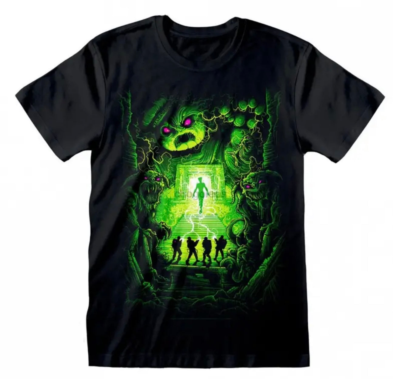 T-Shirts - Ghostbusters - Green Stay Puft Takedown - XL #107019