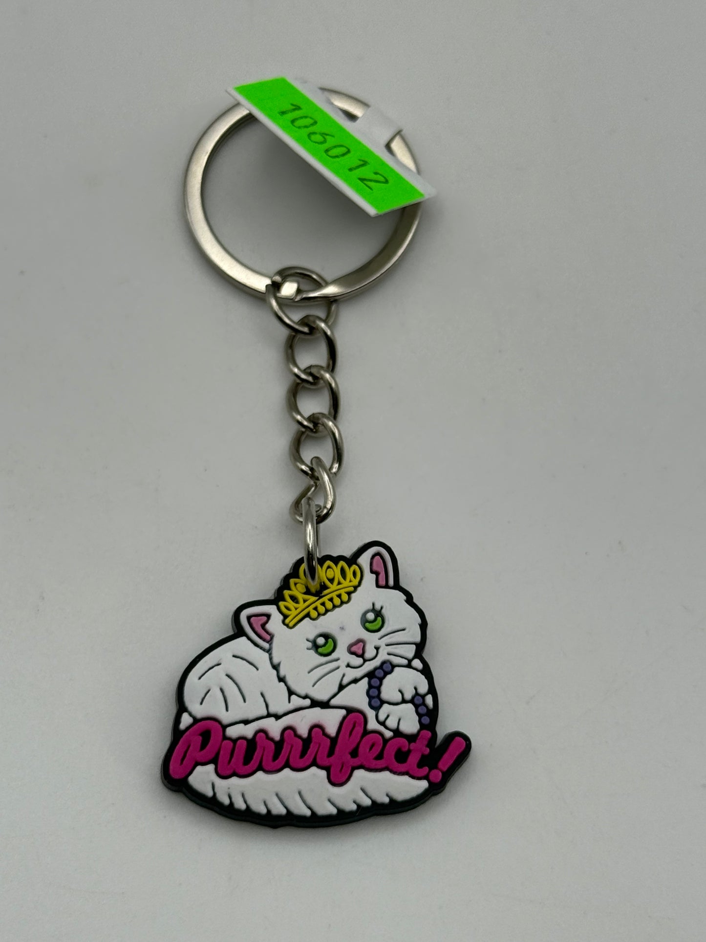 Keychains - PVC - Lisa Frank - Purrrfect Cat #106012