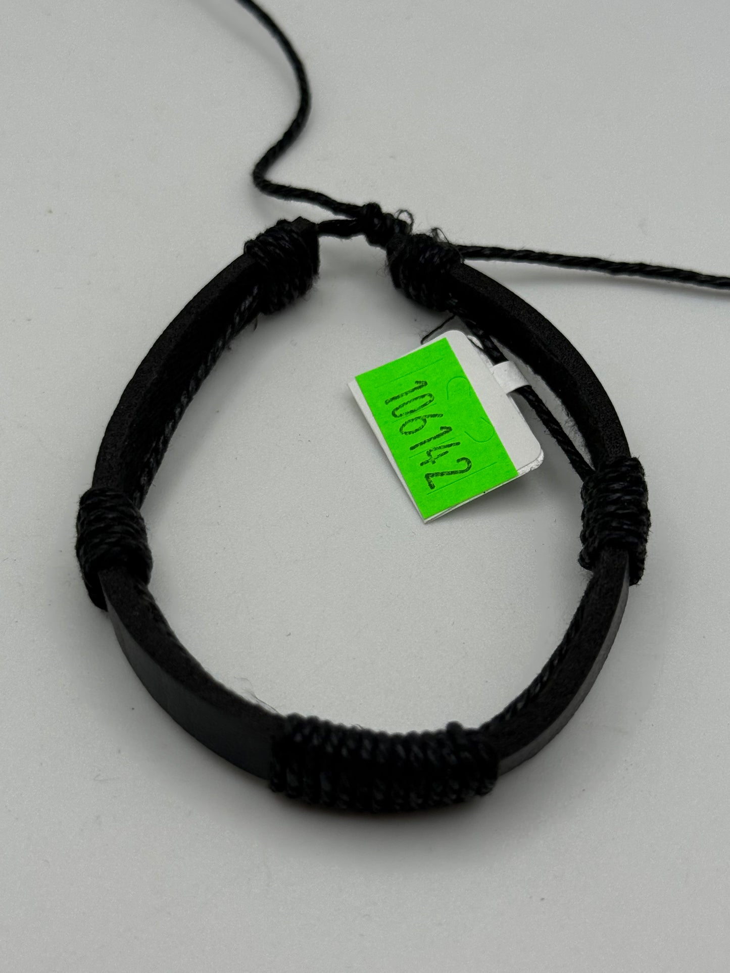 Bracelets - PU Leather - Black - Assorted Designs #106142