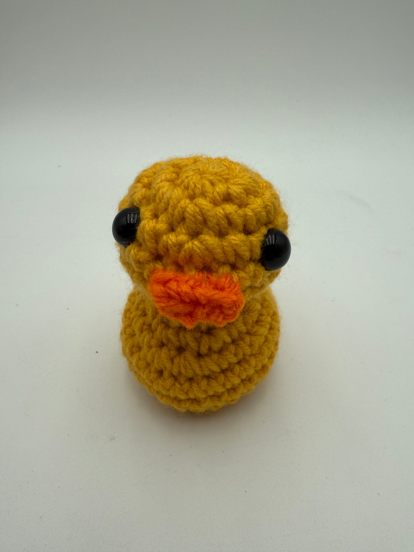 Cute Crocheted Rubber Duckie - Small