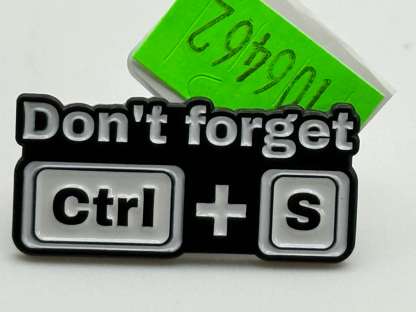 Enamel Pin - Video Games - Nerd Words - Control S #106462