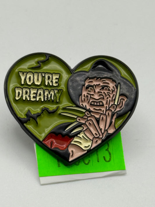 Enamel Pins - Horror Heart - Freddy Krueger #106613