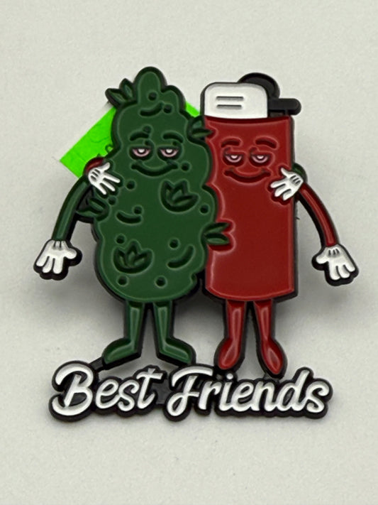 Enamel Pin - Dark Humor & Comedy - “Best Friends” #106318