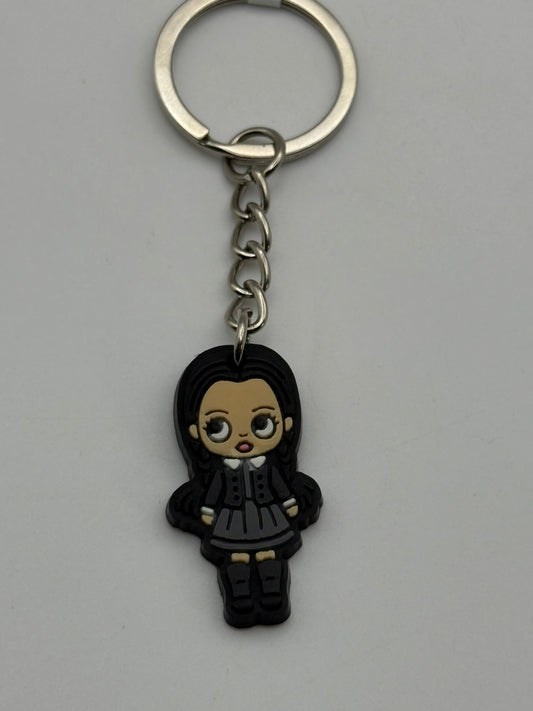 Keychains - PVC - Wednesday Adam’s Family - Wednesday Skirt #105913