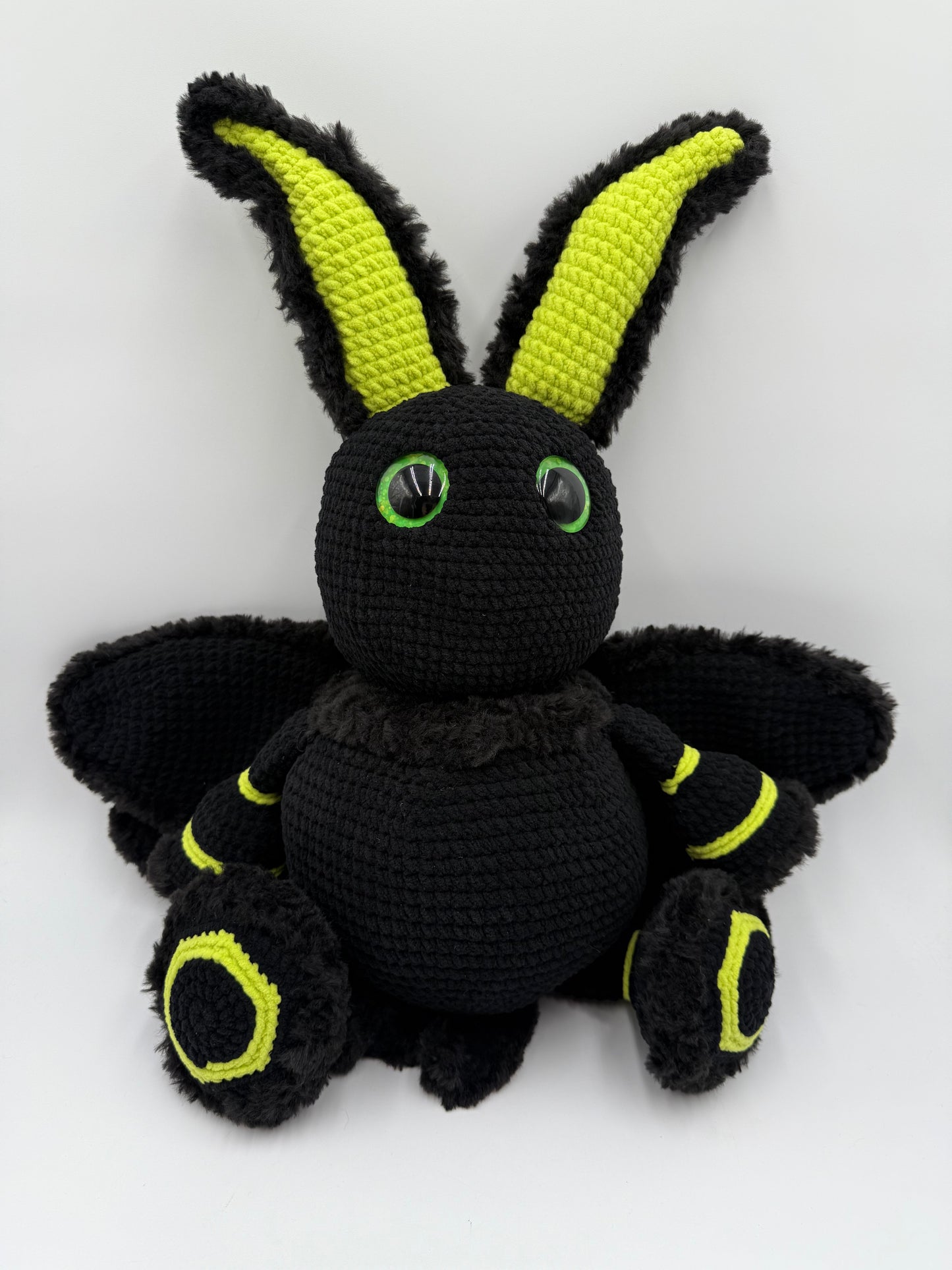 Crochet - Trippy Friends - Neon Goth Moth