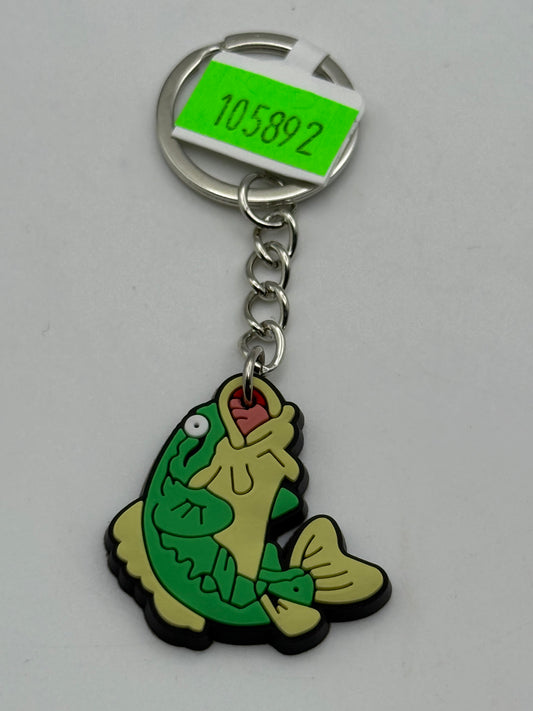 Keychains - PVC - Fishing - Green Bass #105892