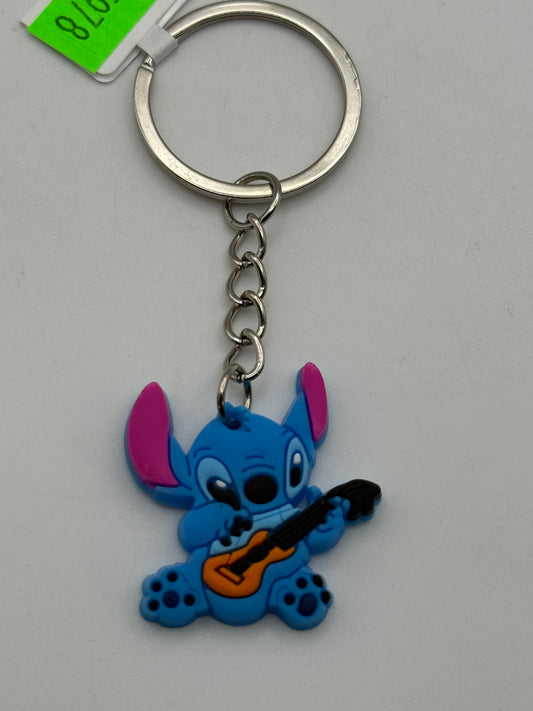 Keychains - PVC - LILO & Stitch - Stitch Ukulele #105978