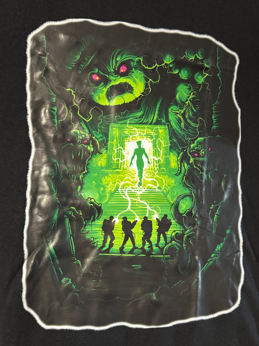 T-Shirts - Ghostbusters - Green Stay Puft Takedown - XL #107019