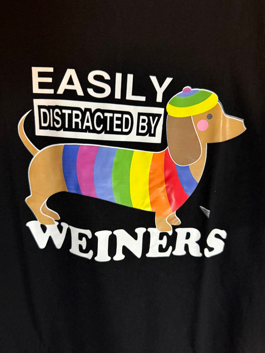 T-Shirts - Distracted By Weiners - XXL #105680