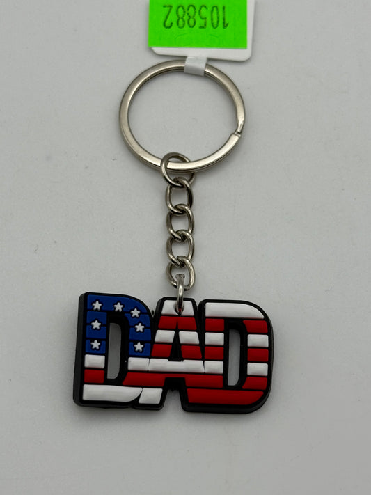 Keychains - PVC - Dads - Patriotic Dad #105882