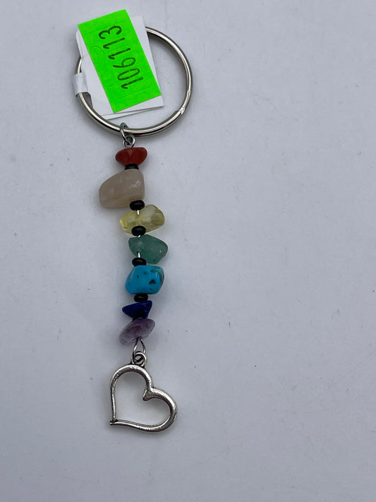 Keychains - Crystal - Chakra Stones - Heart #106113