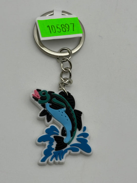 Keychains - PVC - Fishing - Fish Splash #105897