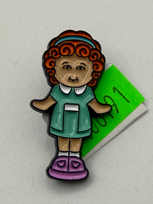 Enamel Pins - Cartoons - Polly Pocket - Red Hair #106191