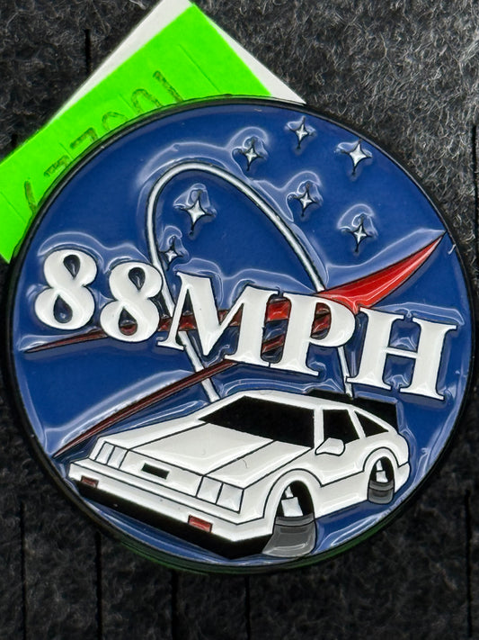Enamel Pin - Retro Cars - 88 MPH #106229