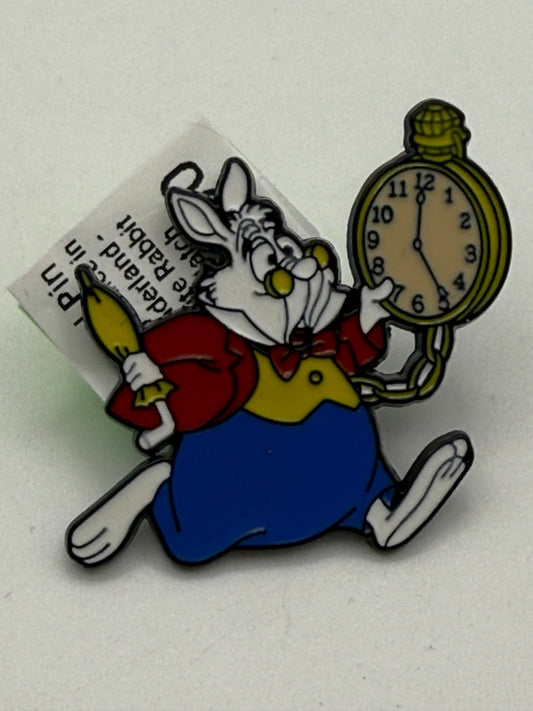 Enamel Pins - Disney - Alice in Wonderland - White Rabbit Yellow Watch #106773