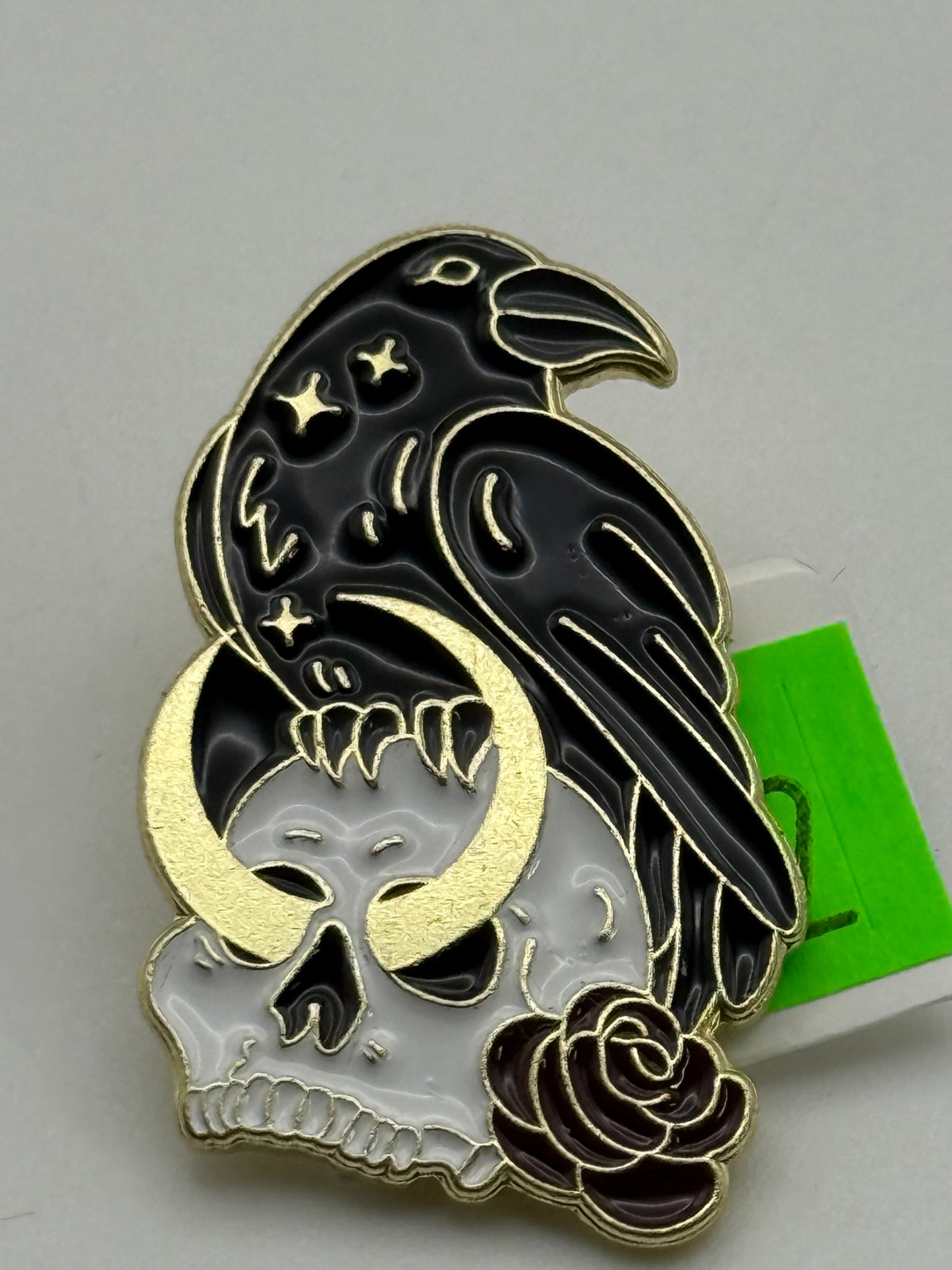 Enamel Pin - Horror - Crows - Skull Moon #106422