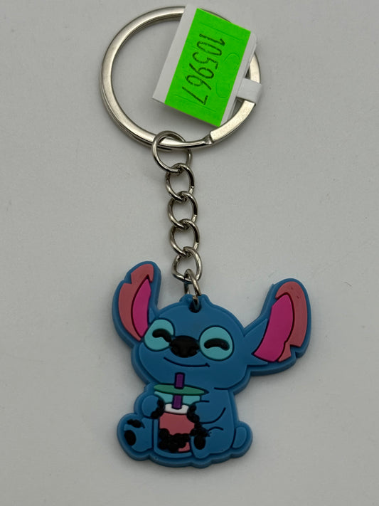 Keychains - PVC - LILO & Stitch - Stitch Boba Drink #105967