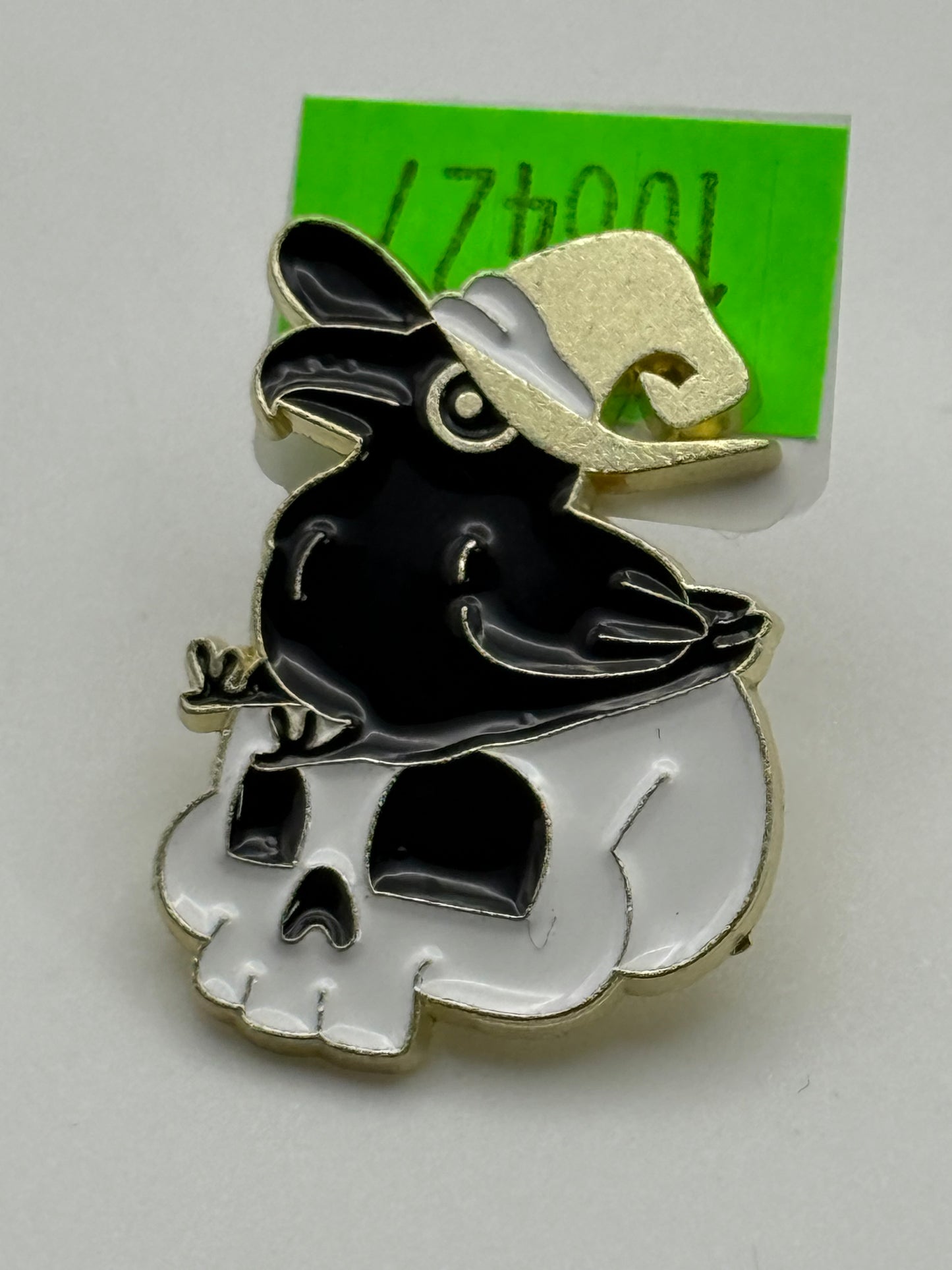 Enamel Pin - Horror - Crows - Hat Skull #106427