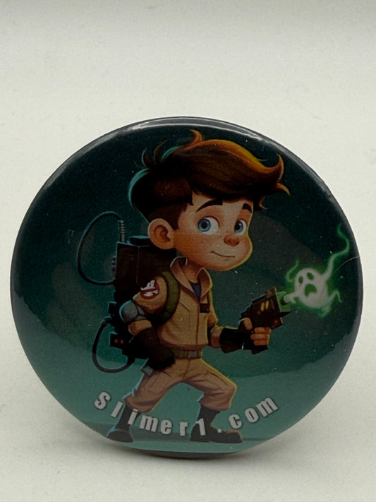 Buttons - Ghostbusters - Slimer-1 Crew - EJ #107081