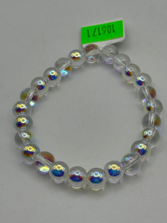 Bracelets - Glass - Sphere Ball - Clear AB #106171