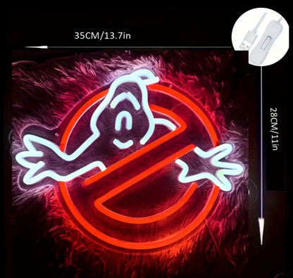 Ghostbusters - No Ghosts LED Neon Acrylic Sign #107075