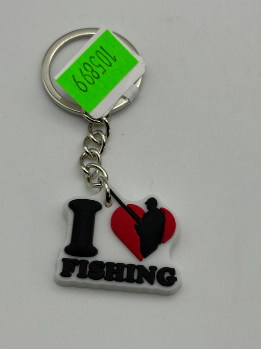 Keychains - PVC - Fishing - I Love Fishing #105899
