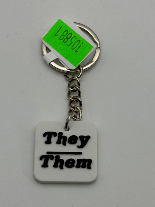 Keychains - PVC - Dads - They/Them #105881